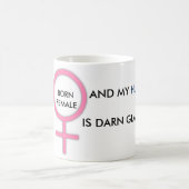 GEBORENES WEIBLICHES U. MEIN EHEMANN IST VON IHM KAFFEETASSE (Mittel)