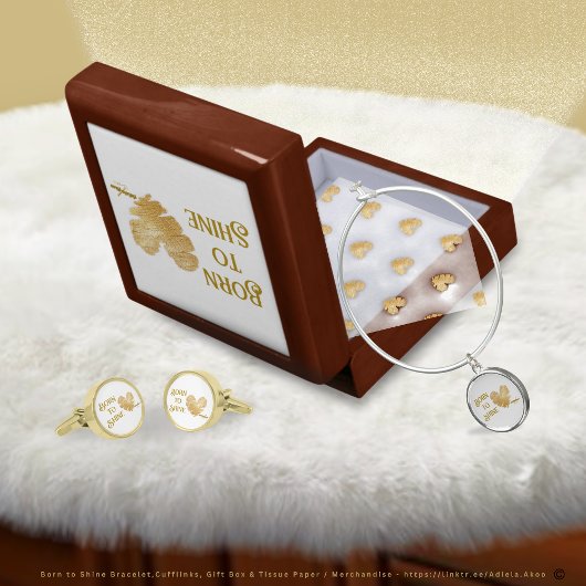 Geborenes weißes und goldfarbenes Tissue-Papier Seidenpapier