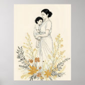 Geborgen in ihrer Umarmung Poster (Vorne)