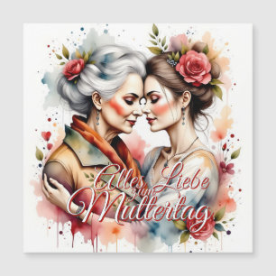 Geborgenheit & Liebe - Zum Muttertag alles Liebe! Magnetkarte