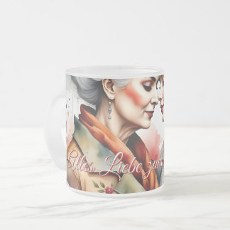 Geborgenheit & Liebe - Zum Muttertag alles Liebe! Mattglastasse
