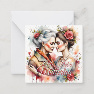 Geborgenheit & Liebe – Zum Muttertag alles Liebe! Mitteilungskarte