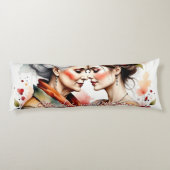 Geborgenheit & Liebe - Zum Muttertag alles Liebe! Seitenschläferkissen (Rückseite)