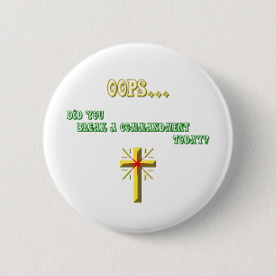 Gebot-Christliche Button