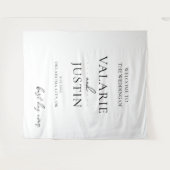 Gebot für Hochzeiten Extravaganter Schriftart Wandteppich (Vorderseite (Horizontal))