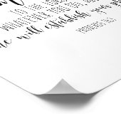 Gebote an den Herrn, was du tust, 16:3 Poster (Ecke)