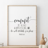 Gebote an den Herrn, was du tust, 16:3 Poster