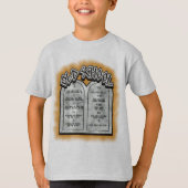 Gebote der alte Schulezehn T-Shirt (Vorderseite)