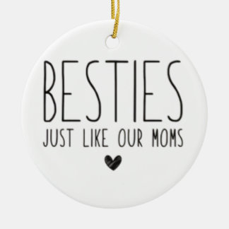 Gebote wie unsere Mamas Keramik Ornament
