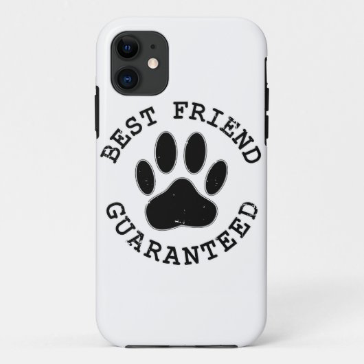 Geboten Hund Paw Bester Freund garantiert Case-Mate iPhone Hülle (Rückseite)