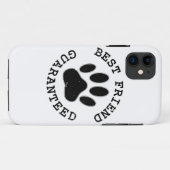 Geboten Hund Paw Bester Freund garantiert Case-Mate iPhone Hülle (Rückseite (Horizontal))