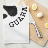 Geboten Hund Paw Bester Freund garantiert Küchentuch (Viertel Falte)