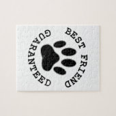 Geboten Hund Paw Bester Freund garantiert Puzzle (Horizontal)