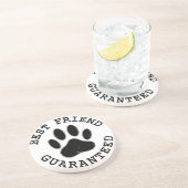 Geboten Hund Paw Bester Freund garantiert Untersetzer (Seite)