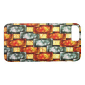 Geboten und grün, rechteckig, gefärbt Case-Mate iPhone hülle (Rückseite (Horizontal))