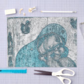 Gebotene Jungfrau Mary Baby Jesus Tissue Pap Seidenpapier (Handwerk)