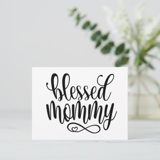 Gebotses Mama-Muttertagsangebot | Postkarte (Stehend Vorderseite)