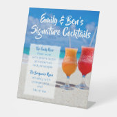 Gebotsunterschrift Getränke Stehendes Zeichen Sockelschild (Vorderseite)