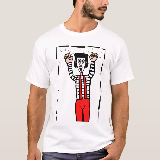 Geboxt - im Pantomime-T - Shirt (Vorderseite)