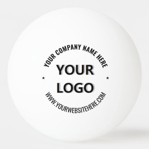 Gebrandete Logo- und Text-Ping-Pong-Bälle Beispiel Tischtennisball