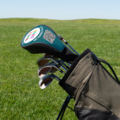 Gebrandeter Logo-Text und QR-Code-Golfkopfabdeckun Golf Headcover (In SItu)