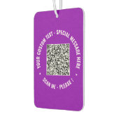 Gebrandeter QR-Code für Auto-Luftverbesserer mit i Autolufterfrischer (Links)
