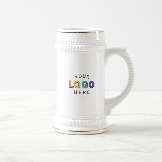 Gebrandeter Stein mit Ihrem Logo Bierglas (Rechts)