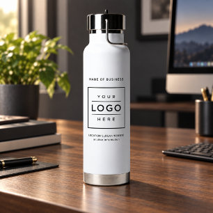 Gebrandetes Weißes Geschäft-Logo Wellness Trinkflasche