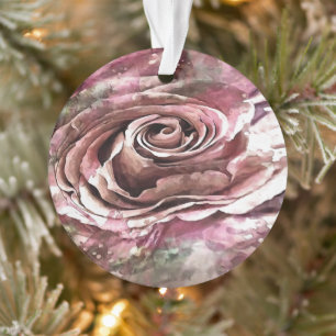 Gebrannte Korallen und Wüstennebel künstlerische R Ornament