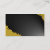 Gebrannte Orange blühen Geschäfts-Karte Visitenkarte (Rückseite)