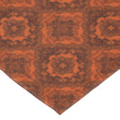 Gebrannte orange Strudel-Tischdecke Tischdecke (Schrägansicht)