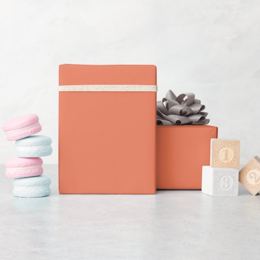 Gebrannte Siena Geschenkpapier (Babyparty)