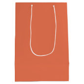 Gebrannte Siena Mittlere Geschenktüte (Rückseite)