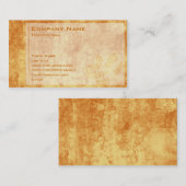 Gebrannter Herbst Visitenkarte (Vorne/Hinten)