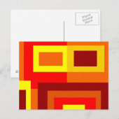 Gebrannter Pop Postkarte (Vorne/Hinten)