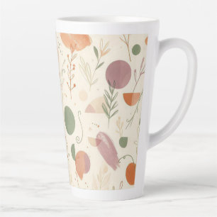 Gebrannter Terrakotta-Staub-Sage-Boho-Wüstenfarn-L Milchtasse