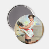 gebranntes Button Magnet (Vorderseite/Rückseite)
