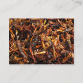 Gebratene asiatische Nahrung der Visitenkarte (Rückseite)