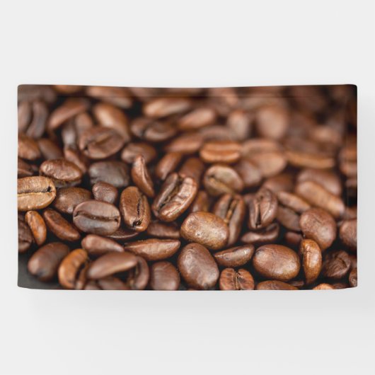 Gebratene Kaffeebohnen Banner (Horizontal)
