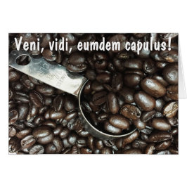 Gebratene Kaffeebohnen mit silberner