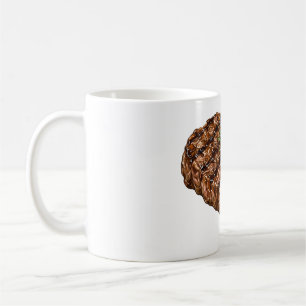 Gebratene Ribeye-Steak-BBQ-Fleisch-Illustration Kaffeetasse