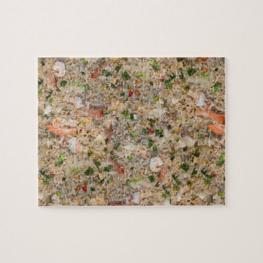 Gebratener Reis mit Garnele Puzzle (Horizontal)
