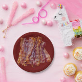 Gebratener Speck Pappteller (Party)