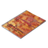 Gebratener Speckstreifen Notizblock (Linke Seite)