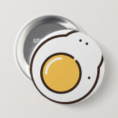 gebratenes Ei Button (Vorne & Hinten)