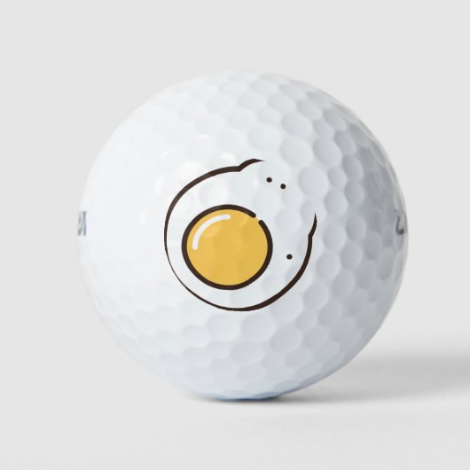 gebratenes Ei Golfball (Vorderseite)
