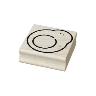 gebratenes Ei Gummistempel