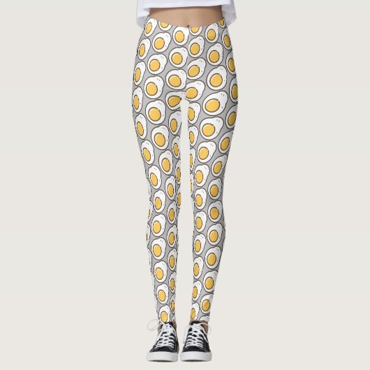 gebratenes Ei Leggings (Vorderseite)