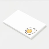 gebratenes Ei Post-it Klebezettel (angewinkelt)