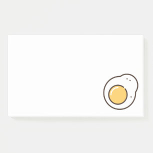 gebratenes Ei Post-it Klebezettel